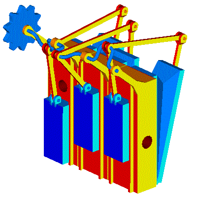 3D Model of Pneumatic Motor